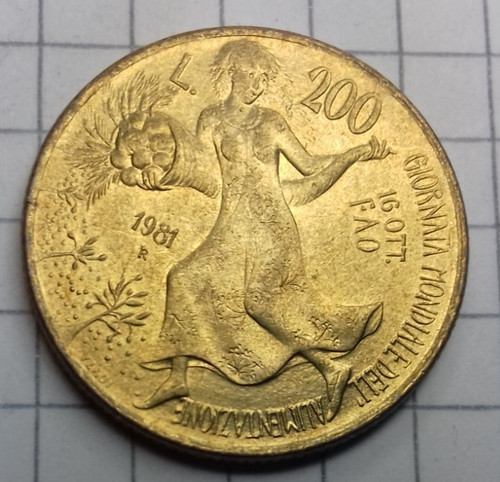 Italien 200 lire 1981 - lire,,