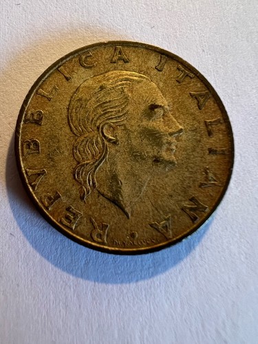 Italienische 200 lire münze - italienische,