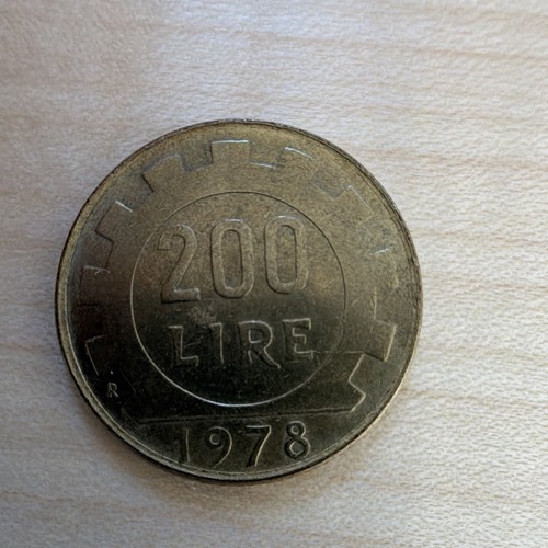 Italien 200 lire 1978 - 1978, münze
