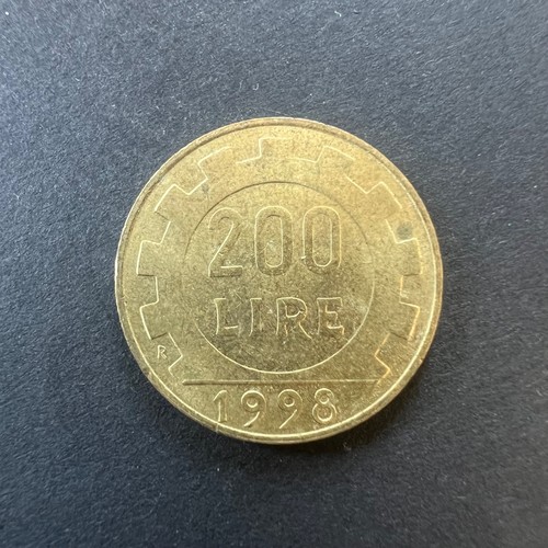 200 lire 1998 - italien, km#