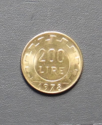 Münze italien 200 - 200, lire