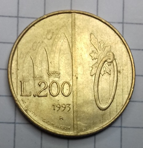 San marino 200 lire 1993 - marino, ##