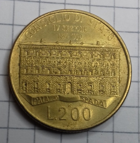 Italien 200 lire 1990 100 - lire, 1990-
