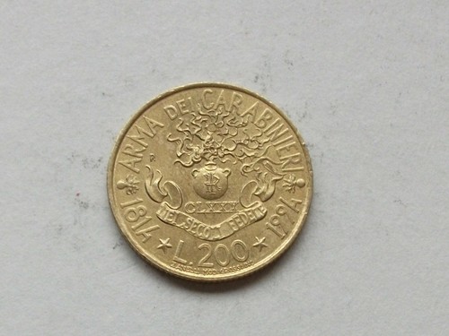 Italien 200 lire münze 1994 - 200,