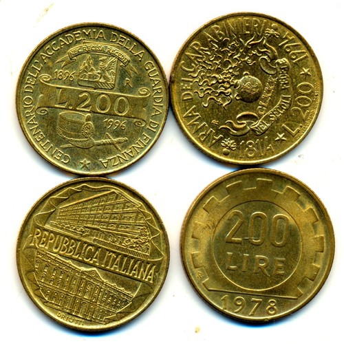 Vier verschiedene italienische - verschiedene,
