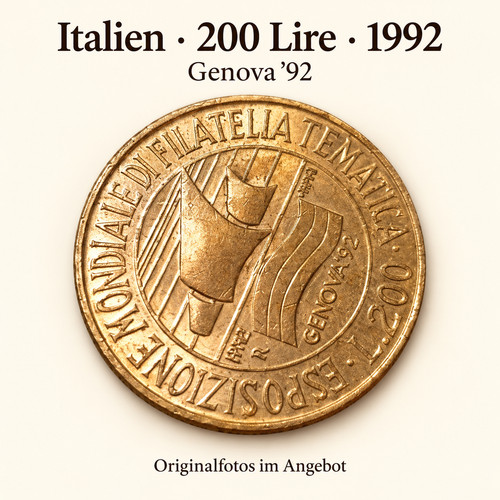 Italien 200 lire - 200, genova