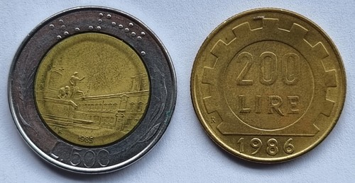 Italien münzen 500 lire - 500,