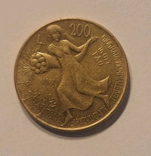 Italien 200 lire - lire, münze