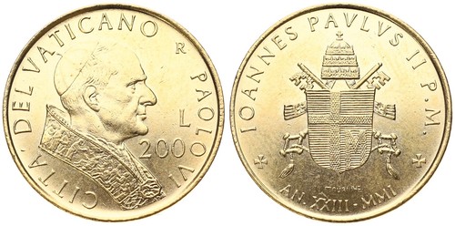 Vatikan vaticano 200 lire - -,