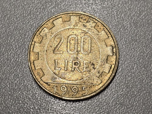 Italien 200 lire 1995 umlauf - italien,
