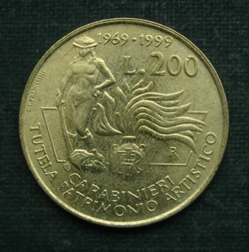 Italien 200 lire 1999 - italien,
