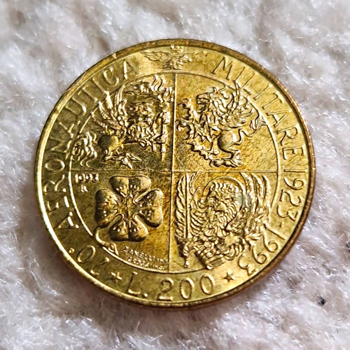 Italien 200 lire münze - 200, 2002