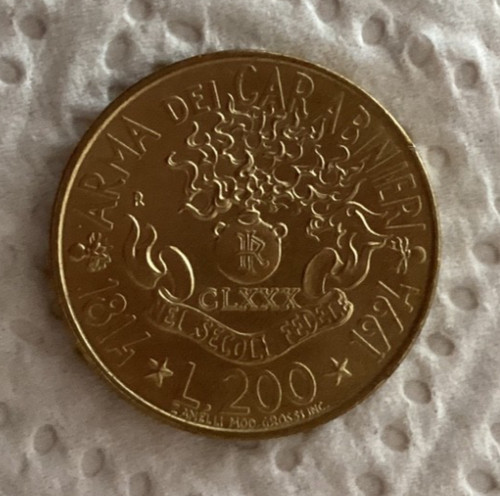 Münze italien 200 - italien,