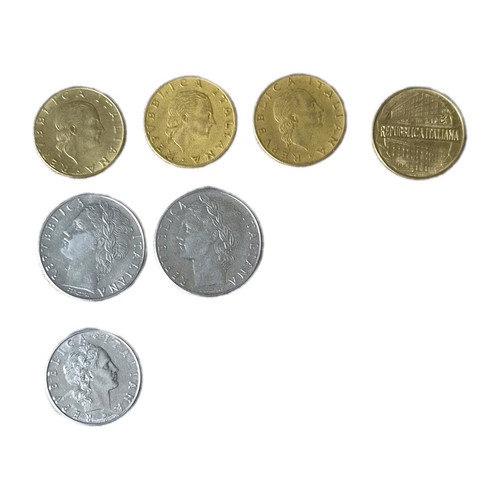 Italienische lire münzen - italienische, lot