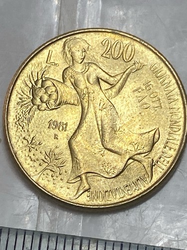 Italien 200 lire 1981 fao - italien,