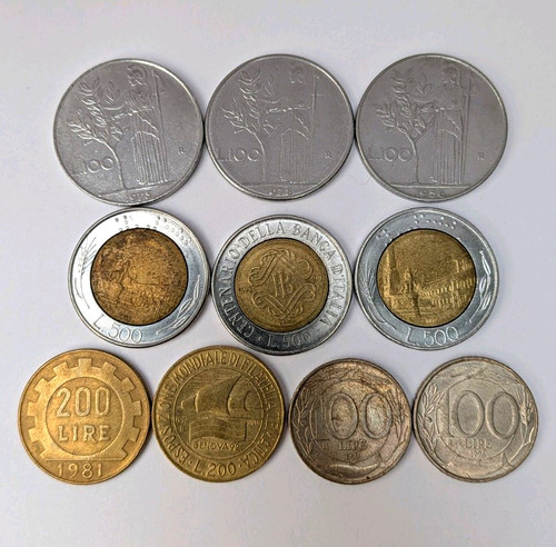 Italien lire münzlot - italien,