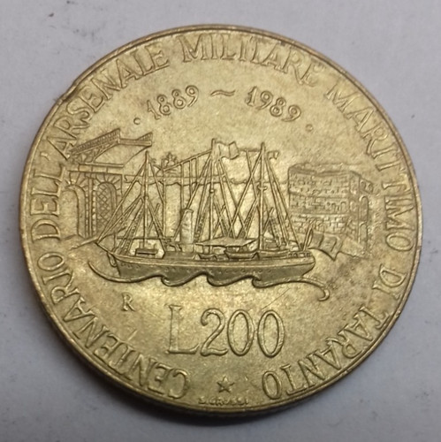 Italien 200 lire 1989 100 - italien,