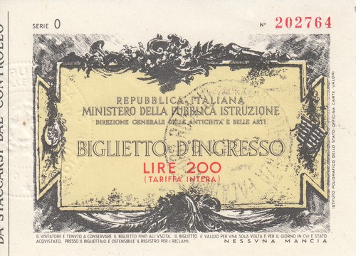 Italien 200 lire biglietto - lire,