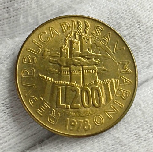 San marino 200 lire 2001 - 200,