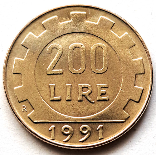 Italien 200 lire 1991 - italien,