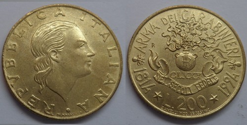 Italien 200 lire 1994 - italien,