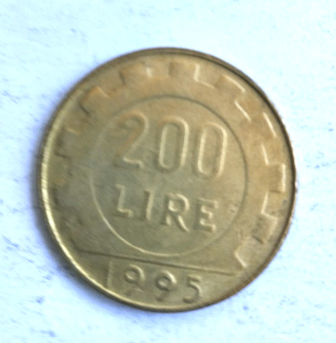 Italien 200 lire 1995 sehr - 1995,