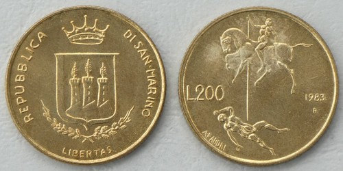 San marino 200 lire - marino,