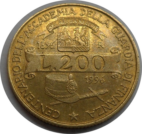 Italien 200 lire 1996 - italien, "100