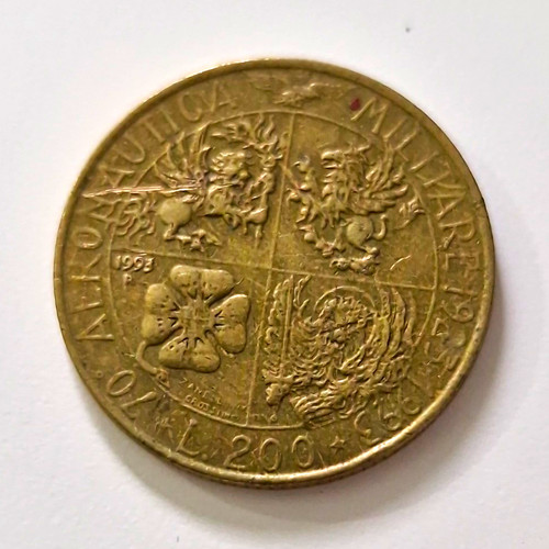 Italien 200 lire münze - lire,