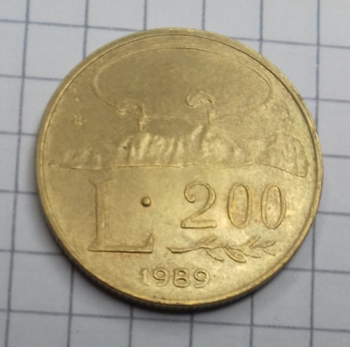 San marino 200 lire 1989 - marino, lire,