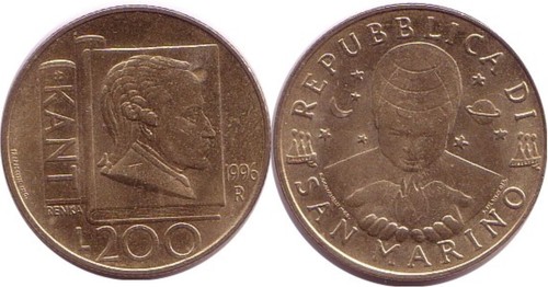 San marino 200 lire 1996 - 200,