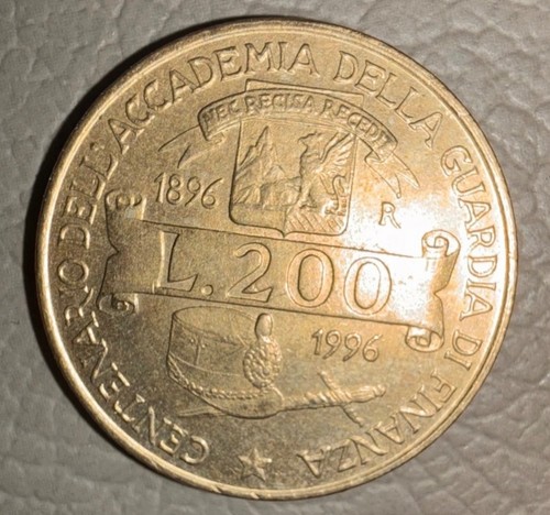 200 lire münze 1996 - 200,