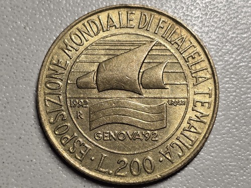 Italien 200 lire - lire, sondermünze