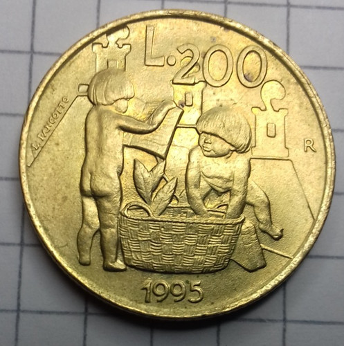 San marino 200 lire - lire,, ##