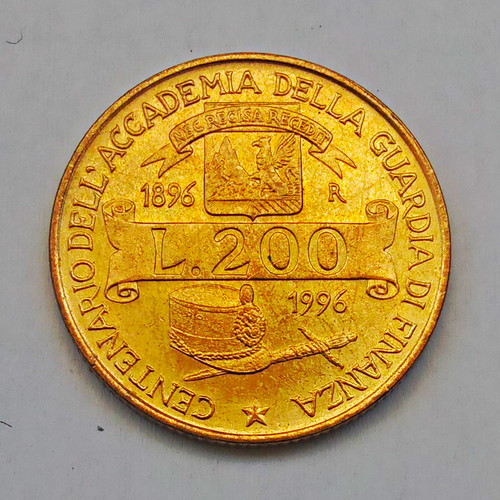 Italien 200 lire 1996 - 200, (l.200)